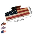 thumbnail image 3 of Independence Day Square Barrettes Rectangular Back Of Head Hair Clips For Women Party Hair Accessories, 3 of 4