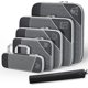 thumbnail image 1 of Travel Clothes Underwear Bag Luggage Packing Organizers For Travel Sports Gym VacationBlackSix Suit, 1 of 1