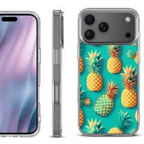 For iPhone 17 Pro Max Protective Shockproof Phone Case, by OneToughShield - Pineapple