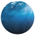 thumbnail image 3 of Bright Sunshine Through Deep Blue Sea Washable Round Rug -Circle Area Rugs for Nursery Bedroom, Vintage Non Slip Non Shedding Low Pile Carpet for Living Room Coffee Table Entryway, 3 of 6