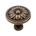 thumbnail image 3 of Bnafes Tirador de puerta de cajón de gabinete con forma de flor de metal, tono bronce (paquete de 10), 3 of 5
