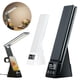 thumbnail image 1 of Lámpara de escritorio LED 3 en 1 Lámpara de mesa 3 Nivel regulable Cargador inalámbrico Qi rápido Luz de lectura plegable con reloj oso de fresa  Electrónica, 1 of 4
