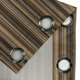 thumbnail image 4 of Ambesonne Abstract Grommet Curtain, Vertical Color Lines, 50" x 84", Pale Caramel Chocolate, 4 of 6
