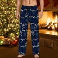 thumbnail image 2 of Christmas Men Casual Pants Workout Jogging Running Pants Pajama Pants With Drawstring Pockets Leisure Sweatpants, 2 of 4