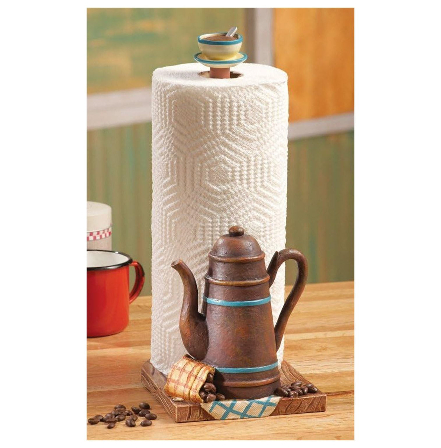 Coffee themed paper towel holder new arrivals