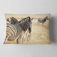 thumbnail image 2 of Designart 12" x 20" Brown Polyester Throw Pillow, 2 of 5