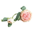 thumbnail image 2 of 4 Pieces Artificial Flowers Peony Branch Faux Silk Flower with Leaves and Stems Real Looking Fake Peony DIY Bouquets for Wedding Bridal Shower Centerpieces Party Home Decor, 2 of 8