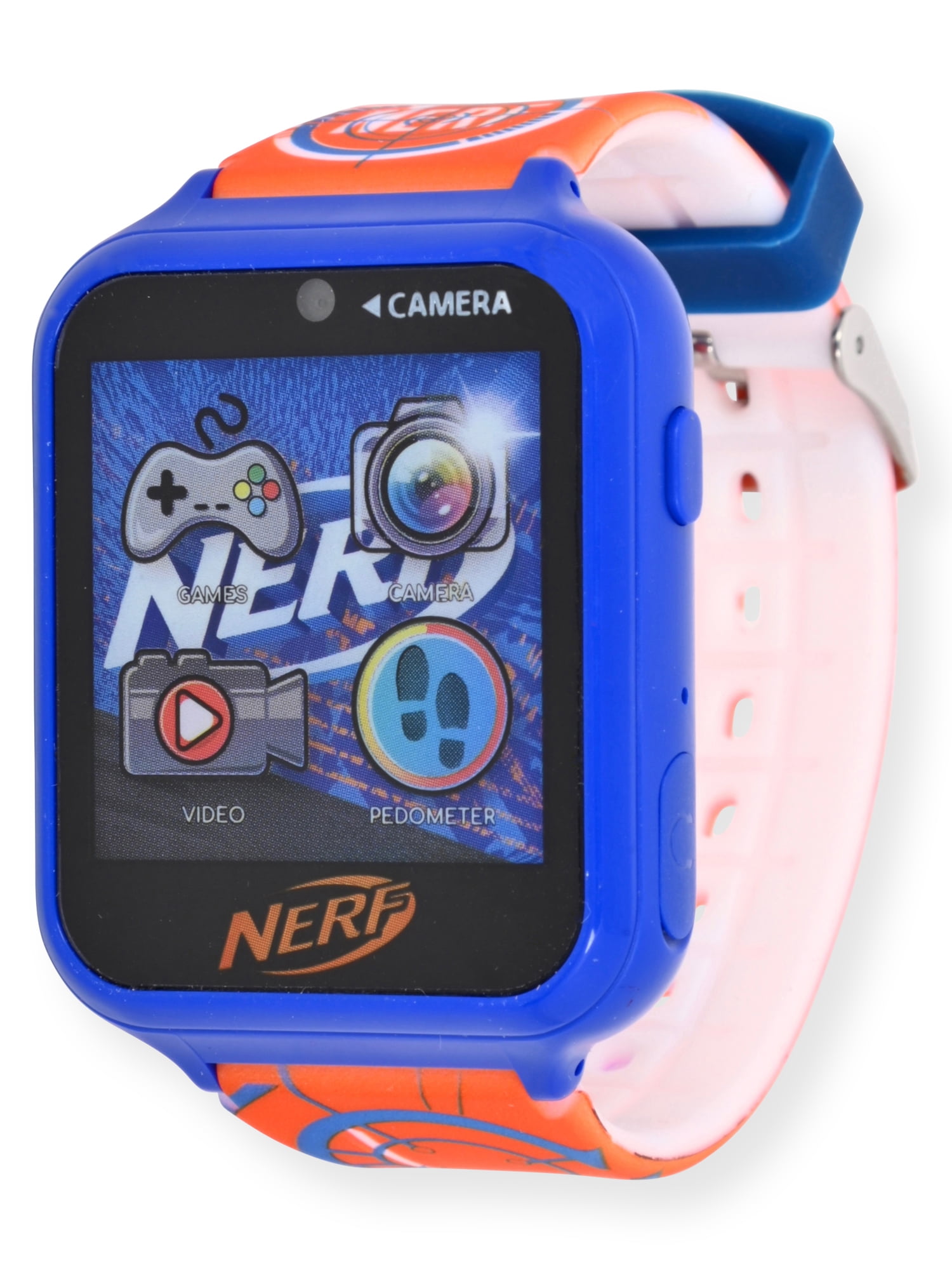 Nerf Unisex Child Smartwatch Headphones Set Orange And Blue NRF40002WM Walmart