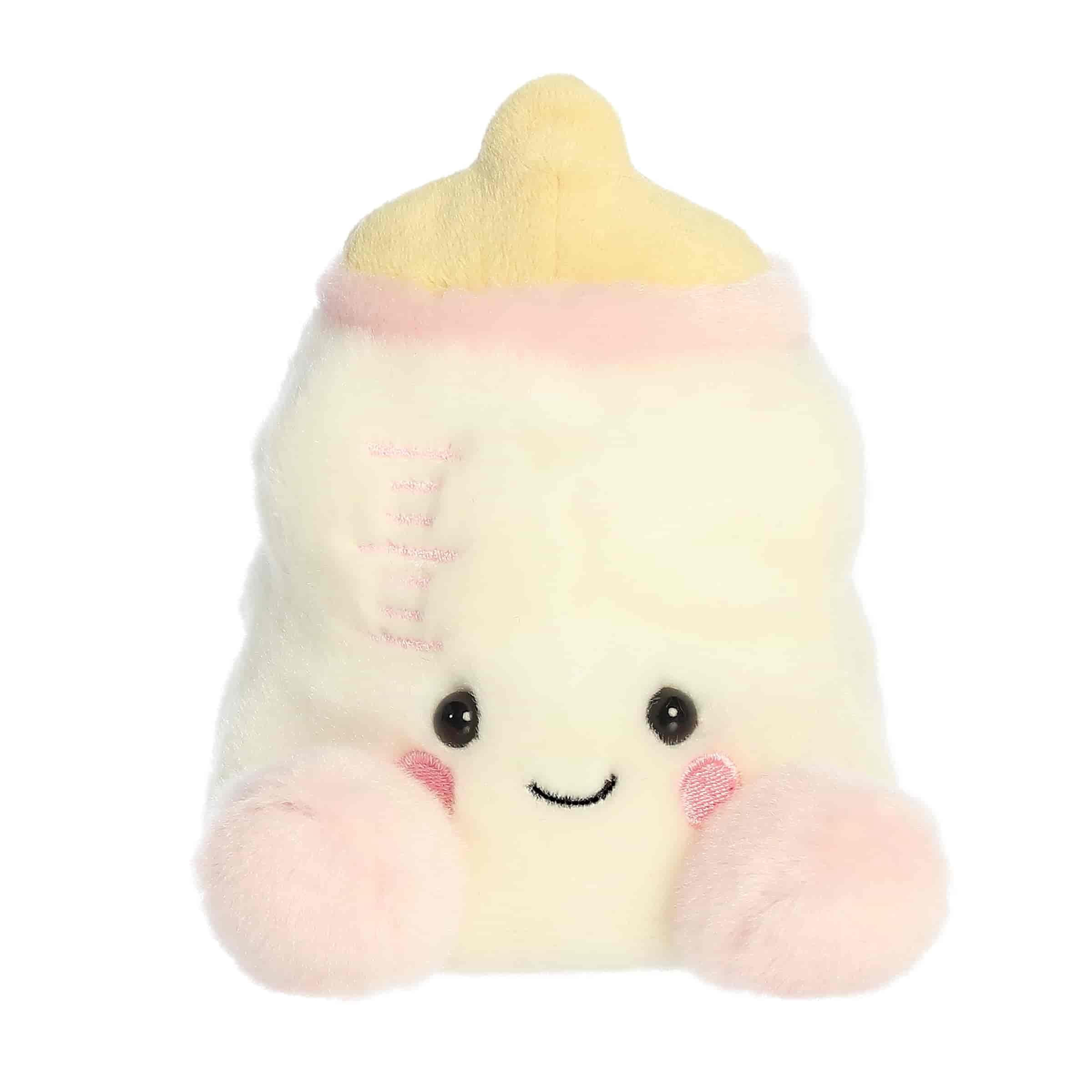 Aurora, Mini White Stuffed Animal, 5