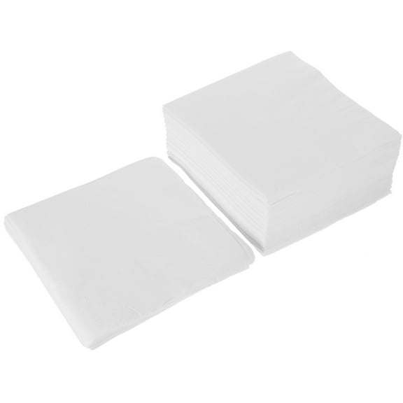 TEHAUX Elegant Dinner Napkins White Wood Pulp Soft and Durable for Parties 1Pack