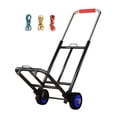 thumbnail image 3 of Foldable Hand Cart Adjustable Handle Trolley Foldable Trolley Cart Durable Folds Pipe25mmRubber Wheel, 3 of 8