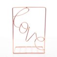 thumbnail image 1 of 1 par de soporte de libros de hierro forjado de oro rosa de estilo nórdico soporte de libros telescópico de metal creativo estante de almacenamiento de escritorio auspicioso LingWen 8390606965769, 1 of 1