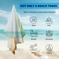 thumbnail image 4 of GZHJMY Beach Towel for Women Girls, Beautiful sea stars and seashells on sandy beach Bath Towel, Oversized Lightweight Sport Towel, 31x63 Inch, 4 of 7