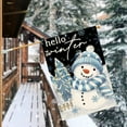 thumbnail image 3 of SM-XLHN Snowman Cardinal Hello Winter House Flag 28x40 Inch Double Sided, Polka Dot Winter Holiday Yard Outdoor Flag, 3 of 6
