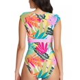 thumbnail image 4 of Bleu Rod Beattie MULTI Wild at Heart Cap Sleeve Mio One-Piece Swimsuit, US 6, 4 of 4
