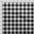 thumbnail image 3 of oneOone Cotton Jersey Black Fabric Gingham Check Quilting Supplies Print Sewing Fabric By The Yard 58 Inches Wide, 3 of 4
