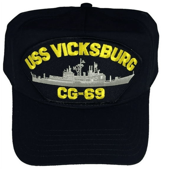 USS VICKSBURG CG-69 HAT USN NAVY SHIP TICONDERGOA CLASS GUIDED MISSILE CRUISER