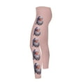 thumbnail image 5 of oelaio Womens High Waisted Leggings Christmas Tree Print Tights Buttery Soft Ankle Length Yoga Pants Pink M, 5 of 9