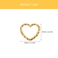 thumbnail image 2 of DESIGNICE 100pcs Heart Shape Key Rings DIY Key Chain Rings Handcrafted Rings Open Rings, 2 of 4