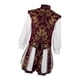 thumbnail image 4 of Traje Tudor renacentista Inglaterra medieval Trajes de rey para teatro Carnaval Rojo, 4 of 9