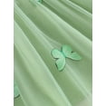 thumbnail image 6 of Cenuakty Baby Girl Tulle Dress Fly Sleeve Square Neck Tutu Dress 3D Flower/Butterfly Party Dress, 6 of 9