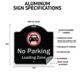 thumbnail image 2 of SignMission Designer Series Sign - Homeowner & Guest Parking Only | Black & Silver 18" X 18" Heavy-Gauge Aluminum Architectural Sign | Protect Your Business & Municipality | Made in the, 2 of 4