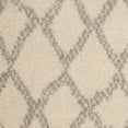 thumbnail image 6 of SAFAVIEH Arizona Arnold Geometric Shag Area Rug, Ivory/Grey, 4' x 6', 6 of 7