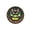 B004- D, variant on Halloween Door Sign, Spooky Halloween Decor, Led Glowing Circular "Happy Meow- " Plaque, Halloween Porch Decor Accessory, for Halloween Wall Decorations, Aesthetic Halloween Decor