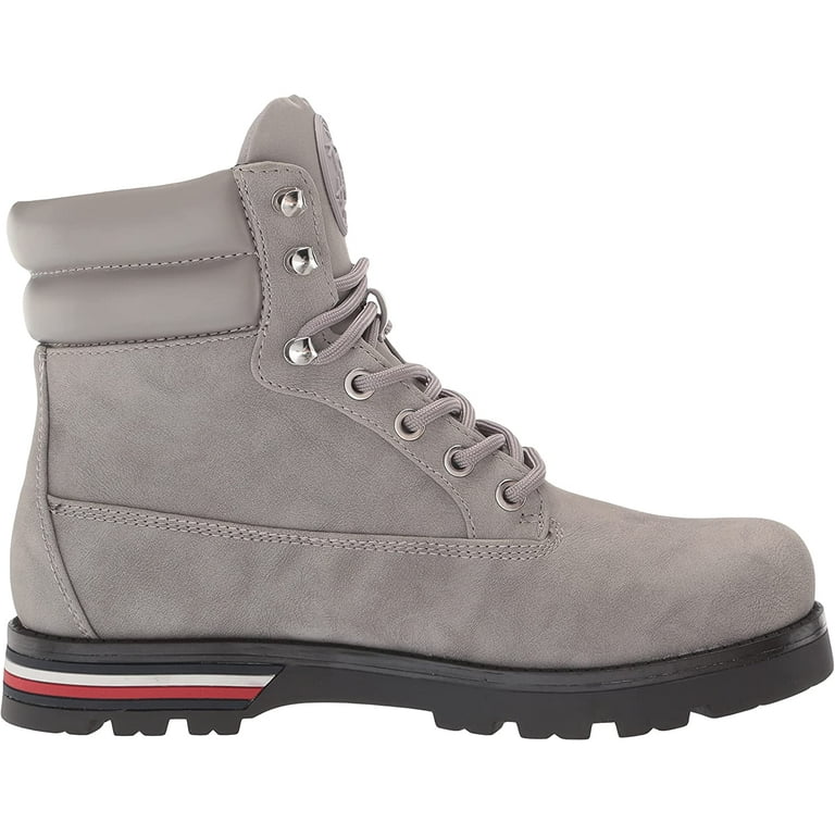 Tommy hilfiger grey boots sale