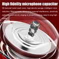 thumbnail image 2 of Cateissary Micrófono de cabeza de hongo portátil con altavoz Micrófono de inalámbrico Bluetooth Máquina de incorporada de 1500 Electrónica Rojo, 2 of 6