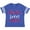Football Blue and White, variant on My Nana Loves Me Hearts in Pink Plaid Boys or Girls Toddler T-Shirt