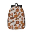 thumbnail image 1 of Easygdp Pinecone Autumn Pattern Mochila Ligera de 15 Pulgadas para Estudiantes, Mochila Cómoda para la Escuela y Viajes, Correas Ajustables, 1 of 6