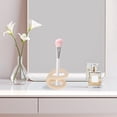 thumbnail image 5 of Unique Bargains 1 Pc Knot Shape Toothbrush Holder for Bathroom Khaki Silicone, 5 of 5