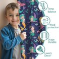 thumbnail image 3 of Blackout Kids Curtains,Dark Blue Mermaid Princess Pattern Childrens Insulated Curtains Set Of 2,Bedroom Essentials,Toddler Room Decor 42"x84", 3 of 5