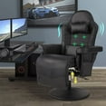 thumbnail image 5 of LVUYOYO Massage Gaming Chair Ergonomic PU Leather High Back Adjustable Seat Width, 5 of 9