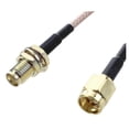 thumbnail image 4 of Sma Female Sma Male F / M Antenna Connection Cable Adapter Black + Gold, 4 of 4