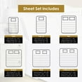 thumbnail image 6 of 1200 Thread Count Cotton Blend 6 Count Sheet Set, Queen, White, 6 of 6
