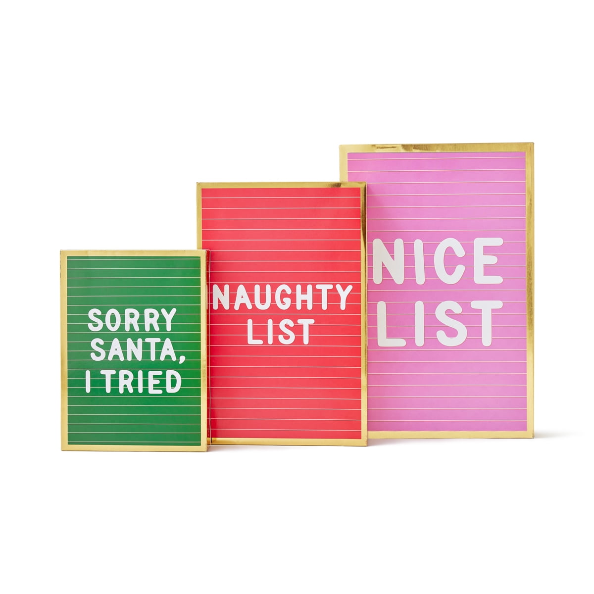 PACKED PARTY "SORRY SANTA, I TRIED", "O' CHRISTMAS TREE", and "EXTRA BRIGHT EXTRA FUN" HOLIDAY BOX COLLECTION , 8CT