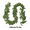 I, variant on Christmas Garland - Faux Needles Garlands for Christmas Decoration, Light Weight Artificial Christmas Garlands for Mantle Stair Railing Fireplace Holiday Party Christmas Decorations