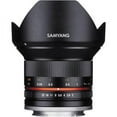 thumbnail image 2 of Samyang SY12M-E-BK 12mm F2.0 Ultra Wide Angle Lens for Sony E Cameras, Black, 2 of 6