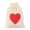 Red, variant on Beige Heart Print Drawstring Bag Canvas Gift Pouch For Valentines Day Wedding Candy Favor Packaging Reusable Fabric Bag 5.51 By 3.93 Inches