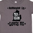 thumbnail image 4 of Inktastic Michigan Travel Gift Someone Loves Me Boys or Girls Toddler T-Shirt, 4 of 5