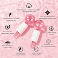thumbnail image 2 of Masajeador Facial Ice Globes Roller Rosa Anti-Arrugas, Bola de Hielo para Contorno Facial, Reduce Hinchazón, 2 of 4