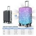 thumbnail image 6 of Naloa Multicolor Glitter Elastic Suitcase Protector, Travel Suitcase Protector Cover Fits 18-32in Suitcase - Large, 6 of 9