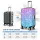 thumbnail image 4 of Balery Multicolor Glitter Funda de equipaje, fundas para maletas, elástica, lavable, protector de maletas, compatible con maletas de 18 a 32 pulgadas-X-Large, 4 of 7