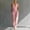 04-Pink, variant on Women's 2 Piece Halter Outfit Set, Deep V Neck Wrap Top with High Waist Wide Leg Pants, Solid Color Elegant Casual Suit with Pockets for Work Party Daily Wear 03-Light Brown L