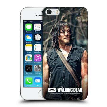 OFFICIAL AMC THE WALKING DEAD DARYL DIXON HARD BACK CASE FOR APPLE IPHONE PHONES