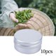 thumbnail image 3 of 10x latas de aluminio redondas con tapa de rosca/recargables con tapas de rosca tarro de almacenamiento latas de Metal/para té DIY muestra cosmética, 3 of 8