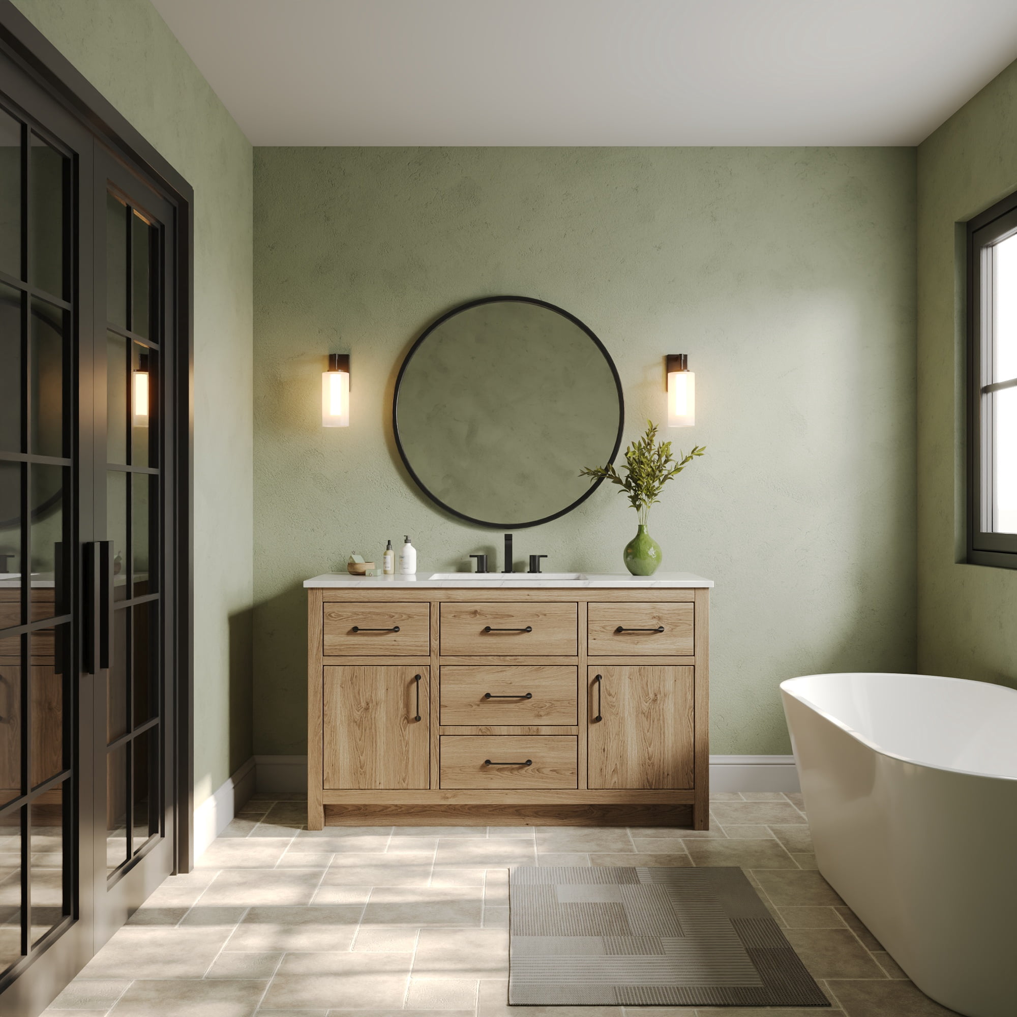 DV-1U0208 DeerValley 24" x 17" White Ceramic Rectangular Undermount Bathroom Sink with Overflow