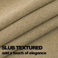 thumbnail image 2 of NLMUVW Tan Linen Tablecloth for Rectangle Table 6ft, Burlap Textured Table Cloth Rustic Farmhouse Dining Table Cover for Kitchen Party, 54 X 78 Inch, 2 of 14
